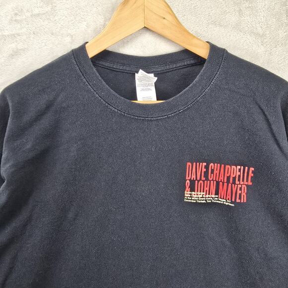 Dave Chapelle John Mayer Shirt XL Tour Band Comedy Las Vegas Controlled Damage - Picture 3 of 10